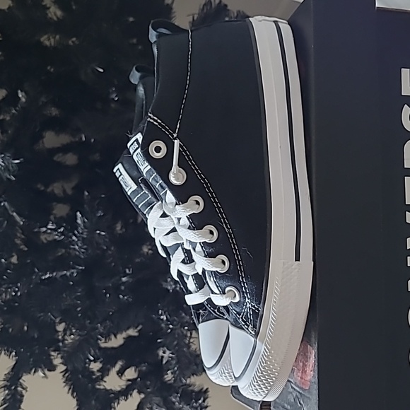Converse Kids Black and White Sneakers - Picture 2 of 4